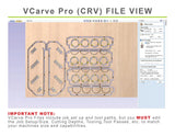 CNC Router Files French Cleat Spray Can Rack