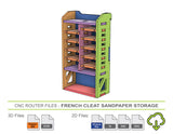 CNC Router Files French Cleat Sandpaper Storage Rack Large
