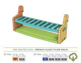 CNC Router Files French Cleat Plier Storage Rack