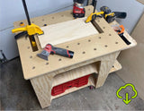 CNC Router Files MFT Workbench Cart