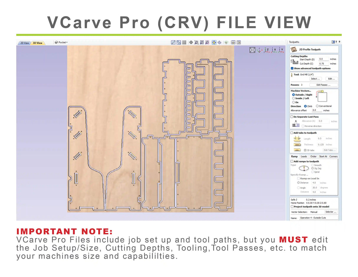 vectric vcarve pro project dewalt battery charging station files for cnc router project