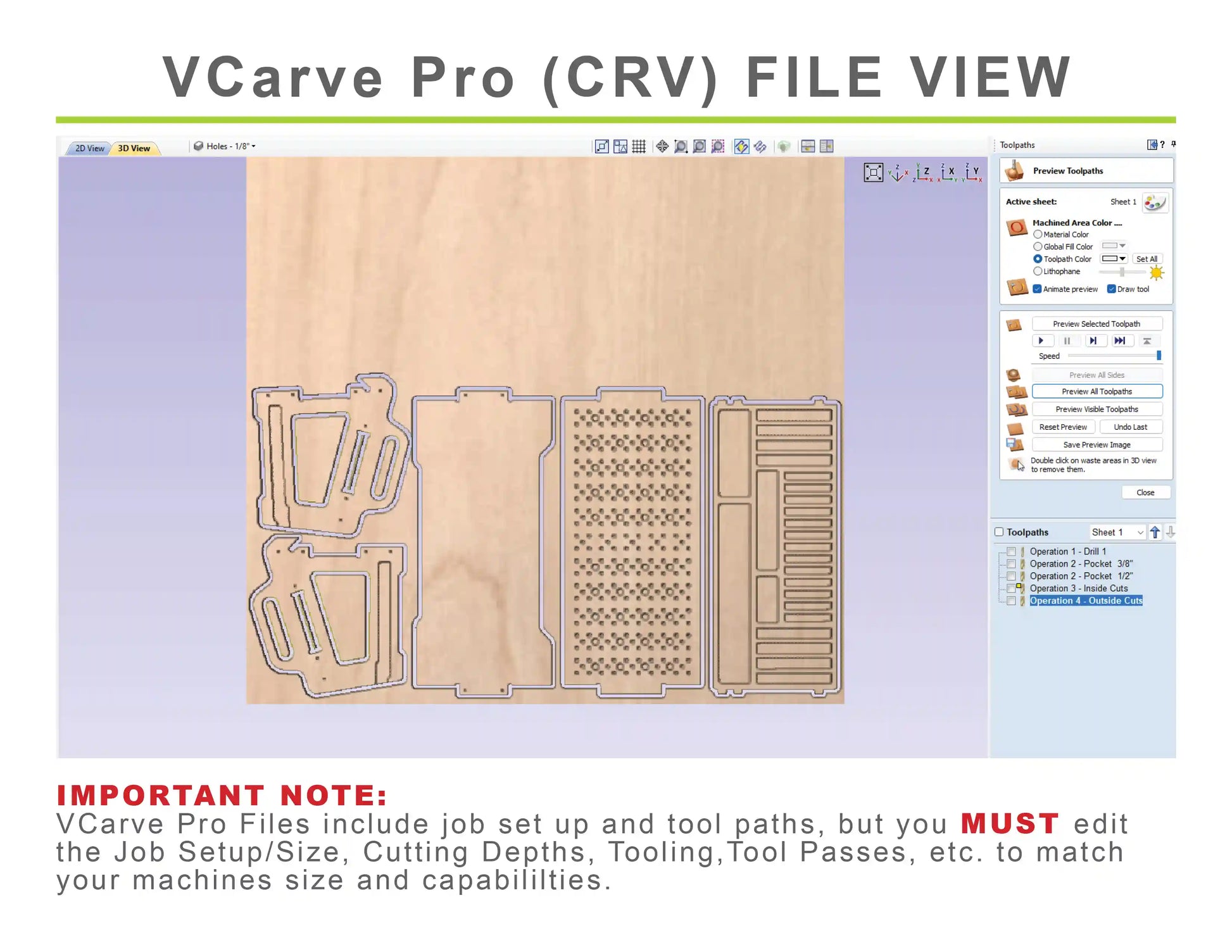 vectric vcarve pro files for sale french cleat router bit storage rack organizer made from plywood with toolpaths for cnc wood cutting