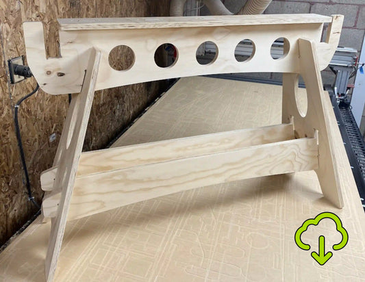 cnc sawhorse plans to make a set of plywood sawhorses on a cnc wood router machine