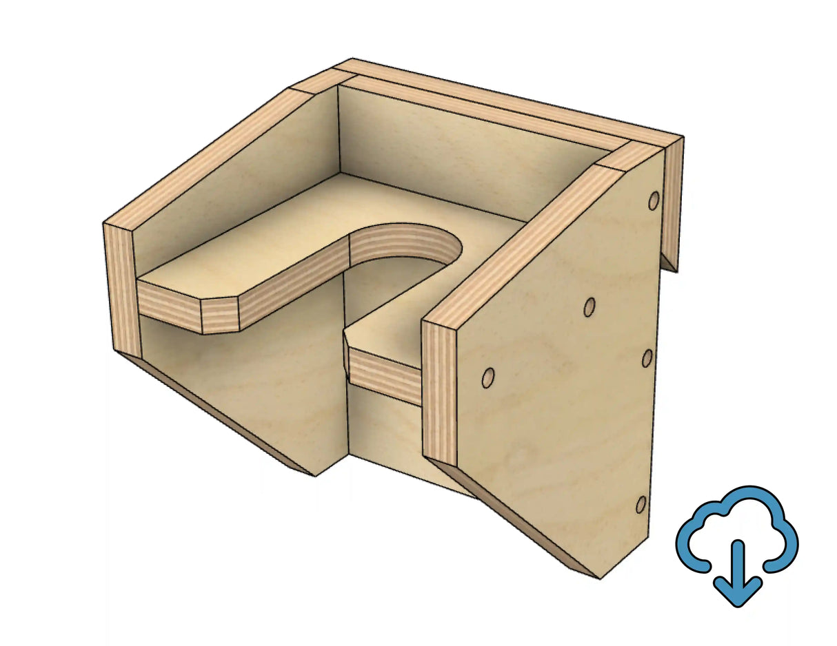 French Cleat Reciprocating Saw Holder DIY Woodworking Plans