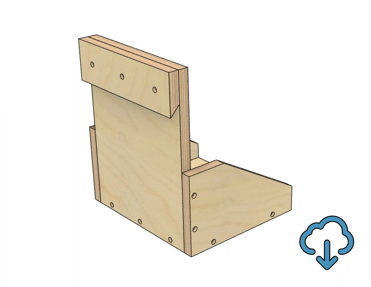 French Cleat Router Shelf DIY Woodworking Plans