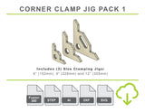 CNC Router Files Corner Clamp Jig Cabinet Squares 3D Model