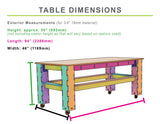 CNC Router Files Workbench Table 4'x8' 3D Model